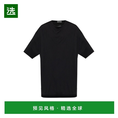 香港直邮YOHJI YAMAMOTO 男士T恤 HLT3207101 AW2025 黑色