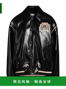 1h可退 【美国直邮】MSGM 女士短外套 Varsity Jacket 双色经典设