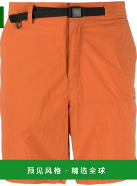 1h可退 香港直邮k way 男士 橙色短裤 K81267WTAPRINNEWD7