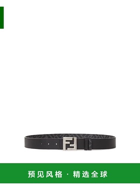 香港直邮Fendi 方形 FF 腰带 7C0553AVV7牛皮皮带