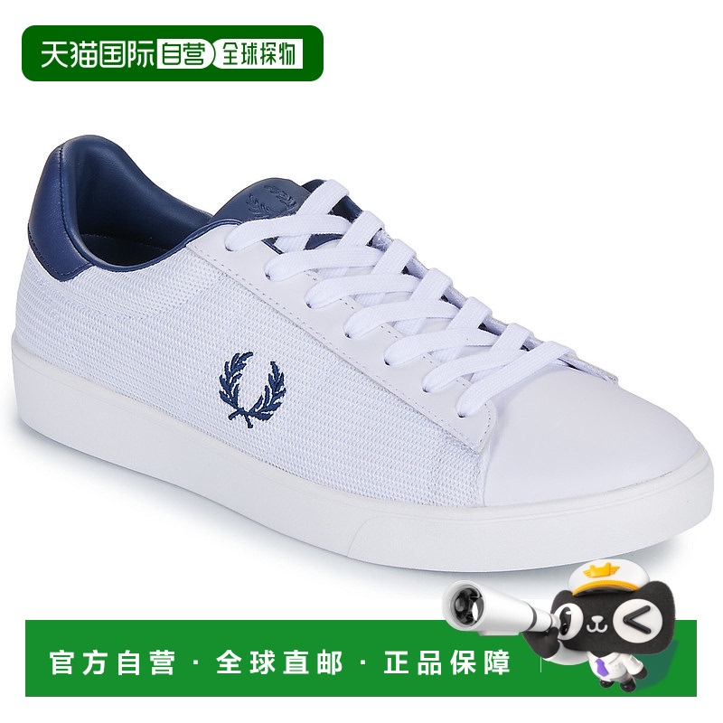 欧洲直邮FRED PERRY  男鞋 春夏 低帮板鞋 SPENCER MESH / LEATHE