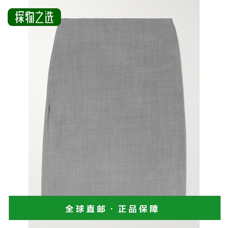 香港直邮calvin klein 女士 Luna 羊毛半身裙 LV0VY00490WV1