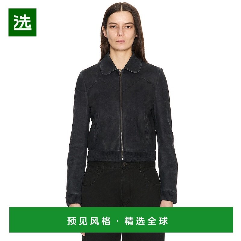 1h可退 香港直邮The Row 女士 Axelette 夹克 8889L308 black黑色,女装/女士精品,皮衣,淘宝优惠券,粉丝福利购,淘宝优惠卷