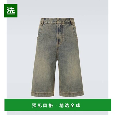 1h可退 香港直邮Entire Studios 男士 D-Shorts 宽松款牛仔短裤