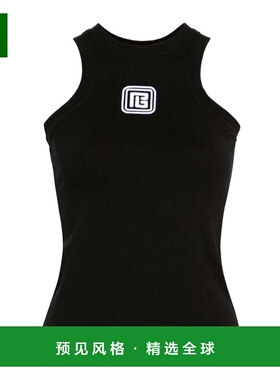 香港直邮Balmain 复古PB刺绣背心 DF1EB045BC49性感吊带