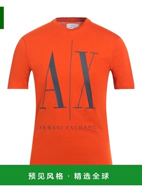 1h可退 香港直邮Armani Exchange 男士 T恤 orange橙色 舒适时尚
