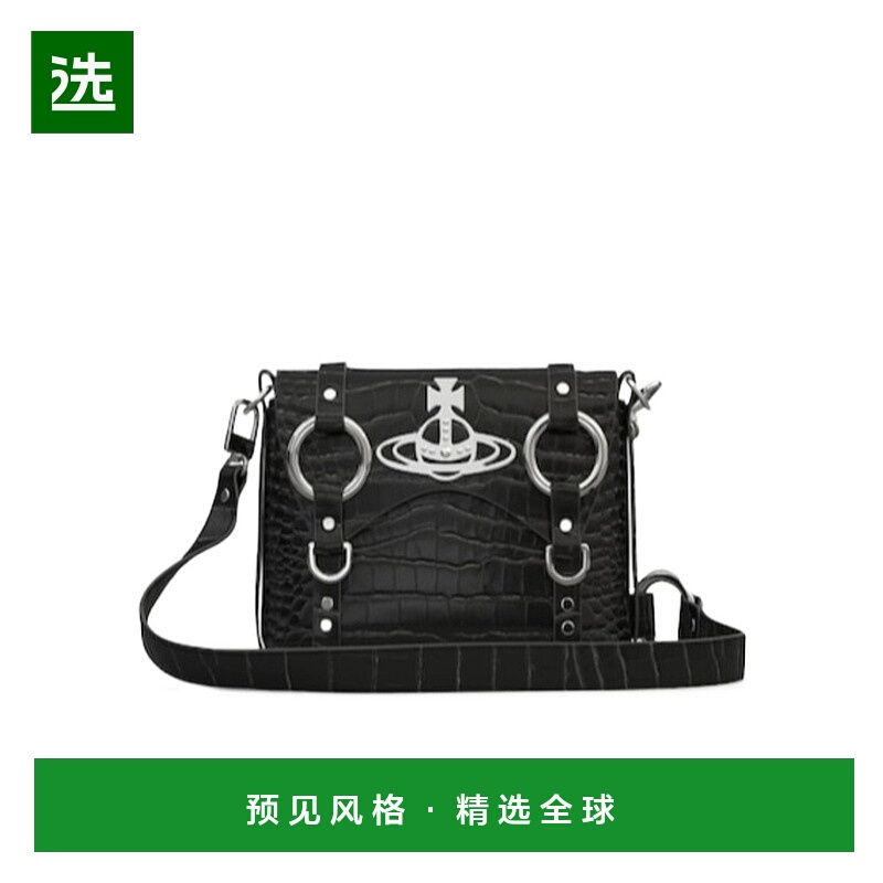 香港直邮Vivienne Westwood Kim 压纹单肩包 78I-4XX040