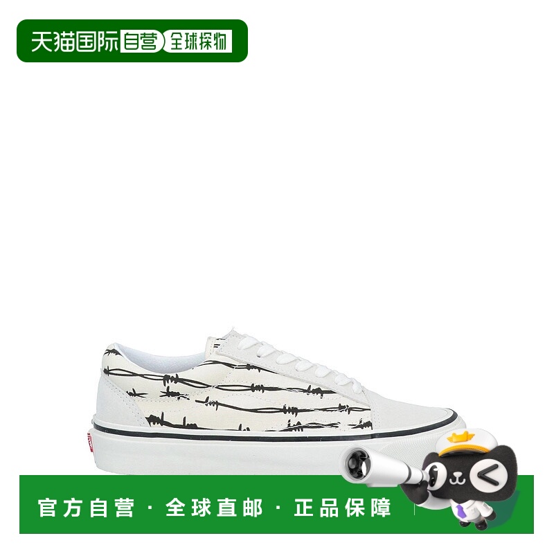 1h可退 香港直邮Vans 范斯 女士 运动鞋 white白色 舒适时尚