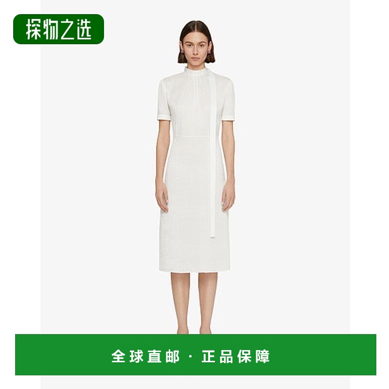 香港直邮Givenchy 短袖连衣裙 BW21PM14W0纪梵希桑蚕丝