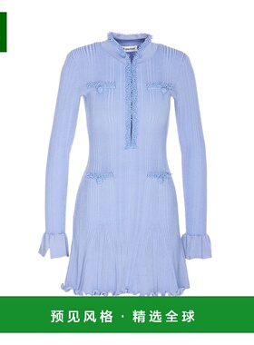 香港直邮SELF-PORTRAIT 女士连衣裙 555SBLUE SS2026 蓝色 长袖连