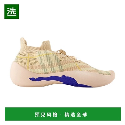 1h可退 香港直邮Burberry 巴宝莉 女士 NEPTUNE 粉色格纹靴子 810