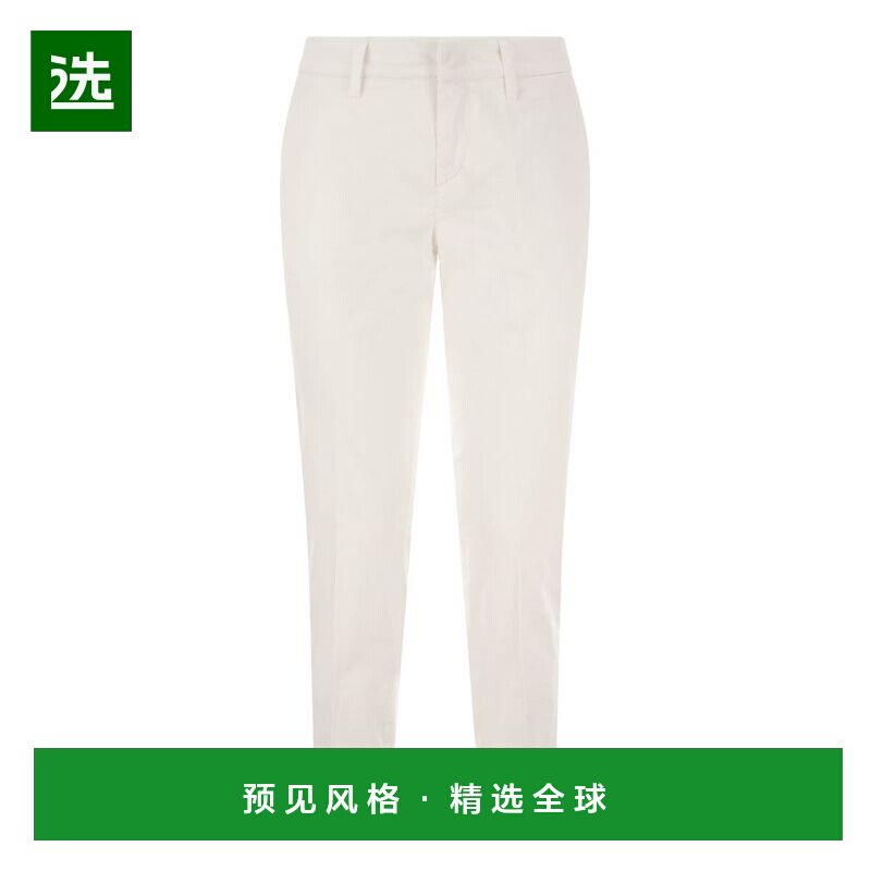 香港直邮FAY 女士休闲裤 NTW8046530TGUPB001 SS2023 白色 Chino - 选店海外买手直邮出品