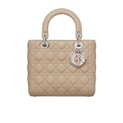 香港直邮Dior 中号粒面小牛皮单肩包 M0565PWRT手提包迪奥