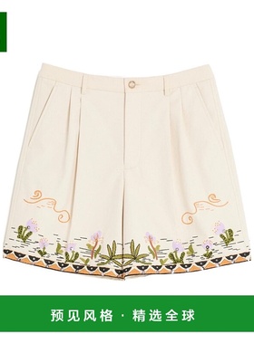 香港直邮Valentino 花卉刺绣提花短裤 VRDE33ASK