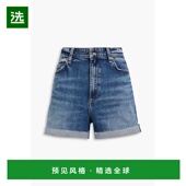 香港直邮Rag&Bone 瑞格布恩 女士 1h可退 Monterosso 磨破牛仔短