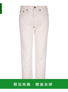 1h可退 香港直邮R13 女士牛仔裤 R13WD103D282A SS2025 白色 腰带