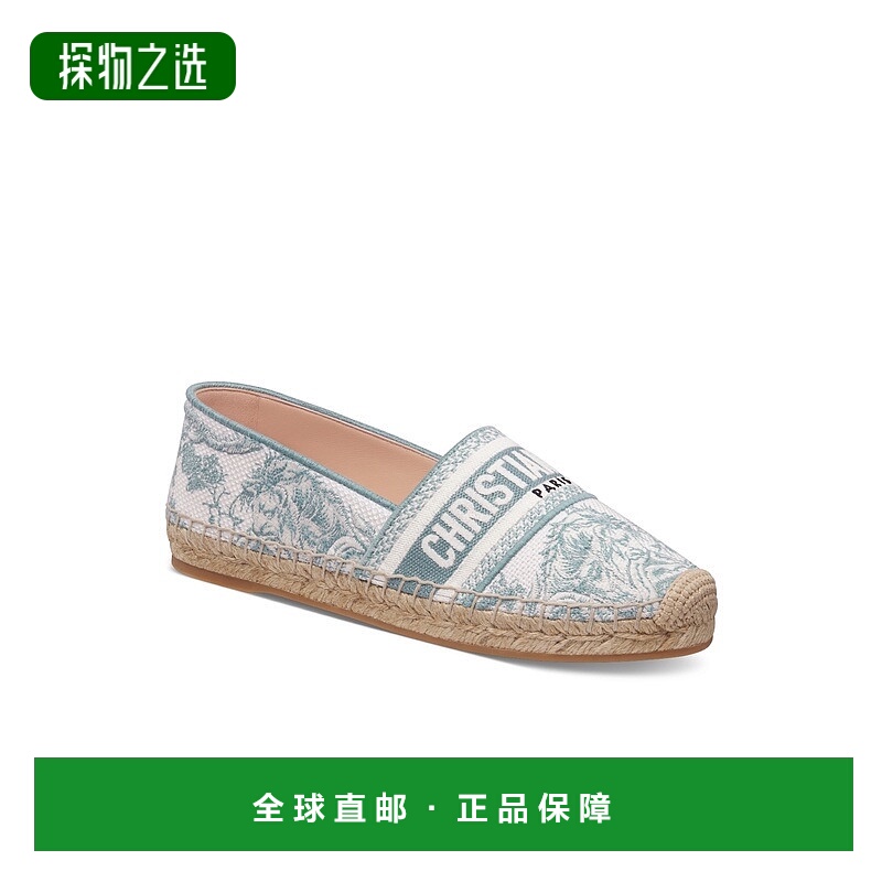 自营欧洲直邮Dior/迪奥 女士Granville草编鞋 iviera