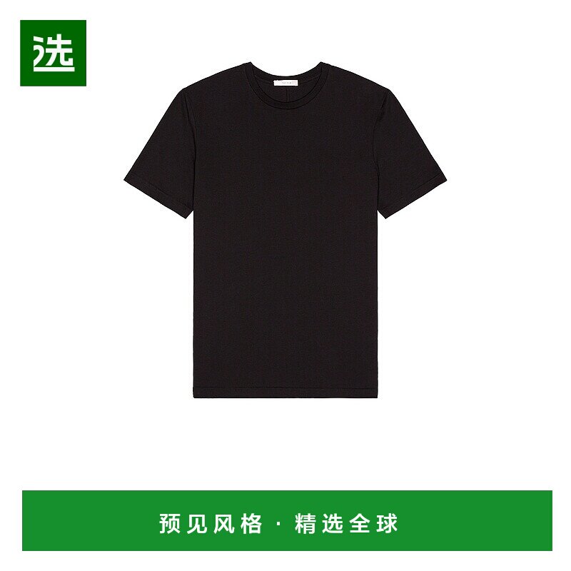 1h可退 香港直邮The Row 男士 Luke T恤 120K291 black黑色 舒适