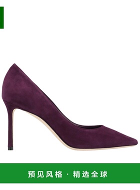 1h可退 香港直邮Jimmy Choo 尖头高跟鞋 ROMY85KDU一脚蹬