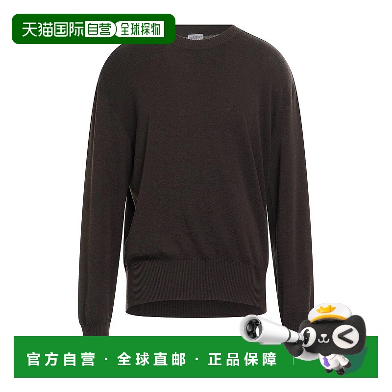 1h可退 香港直邮Burberry 巴宝莉 男士 毛衣 brown棕色 舒适时尚