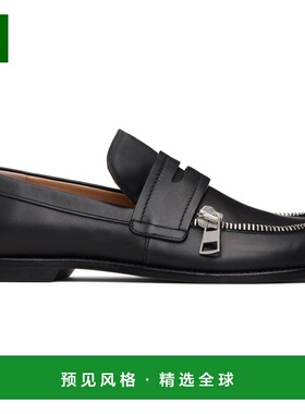 1h可退 香港直邮J.W. Anderson 男士 黑色 Biker 乐福鞋 MC0002LA