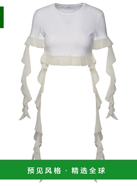 香港直邮BLUMARINE 女士T恤 2T050AN0100 SS2024 白色 BLUMARINE