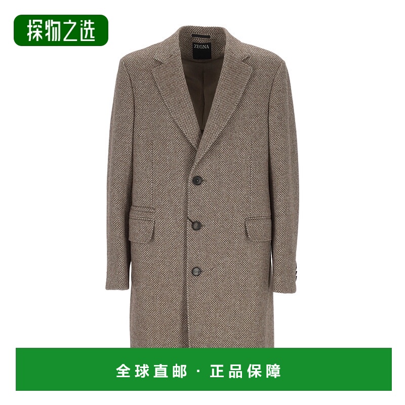 香港直邮Zegna 长袖大衣 杰尼亚男装西装外套R297722A24DG2G0