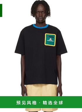 1h可退 香港直邮Casablanca 男士 黑色 Montagne T 恤 MPF25JTS04