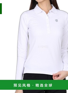 韩国直邮Hydrogen POLO LS G01562-001 休闲风长袖高尔夫衫
