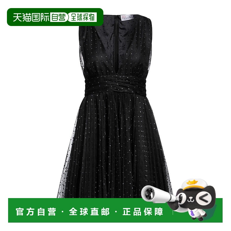 1h可退 香港直邮Red Valentino 红·华伦天奴 女士 褶裥连衣裙
