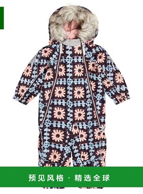 1h可退 香港直邮Molo 婴儿 Pyxis 皮草儿童风雪服童装 colorful花