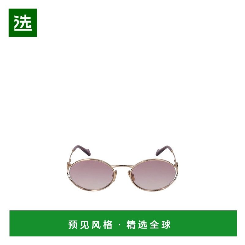 香港直邮Miu Miu 椭圆金属太阳镜 78I-XEV018
