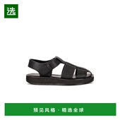 F1203L129 1h可退 black黑色 女士 渔夫皮质凉鞋 香港直邮The Row