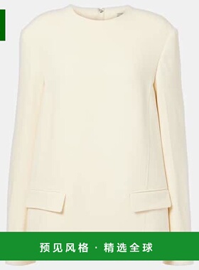 1h可退 香港直邮TOTÊME 女士 Crêpe 上衣 yellow黄色 舒适时尚