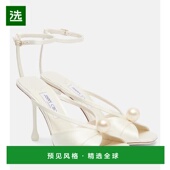 香港直邮Jimmy 精饰绸缎凉鞋 Choo 女士 1h可退 周仰杰 Siva