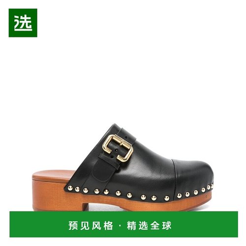 1h可退 香港直邮Chloe 蔻依 女士 Chloè 黑色凉鞋 CH25A12ZLT001