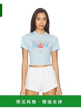 1h可退 香港直邮Casablanca 女士 Blades 短款童趣T恤 WAW25JTS00