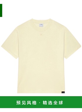 香港直邮Courreges 圆领短袖T恤 325JTS203JS0233