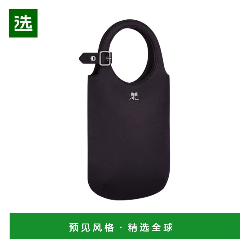 香港直邮Courreges 徽标手提包 225GSA178PL0084