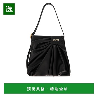 香港直邮LOEWE 女士手提包 ADHBDPTX010BLACK SS2026 黑色 Should