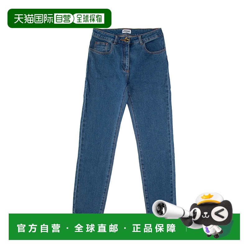 1h可退 香港直邮Moschino 莫斯奇诺 女童 MORPHED BUTTON 徽标牛
