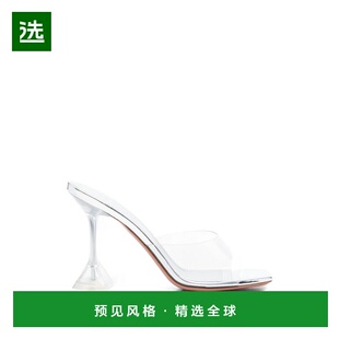 1h可退 香港直邮Amina Muaddi 女士 灰色凉鞋 8S321759LUPTRANSPA