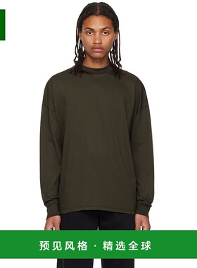 香港直邮The Row 男士 绿色 Drago 长袖 T 恤 288K291高领