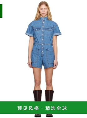 1h可退 香港直邮Levi'S 李维斯 女士 蓝色 Short Sleeve Surplus