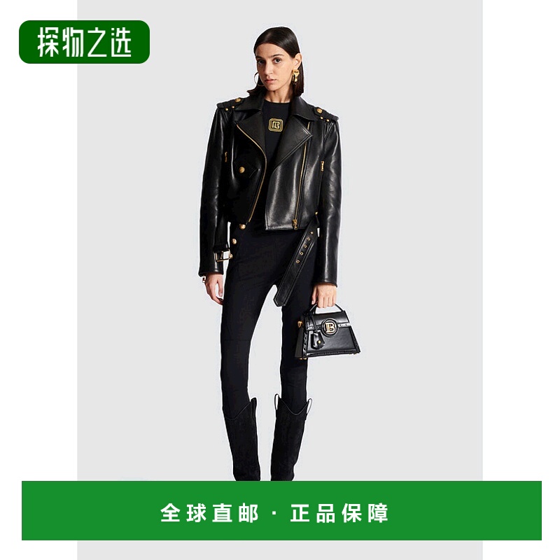 香港直邮Balmain 纽扣针织打底裤 CF1OC036JH30