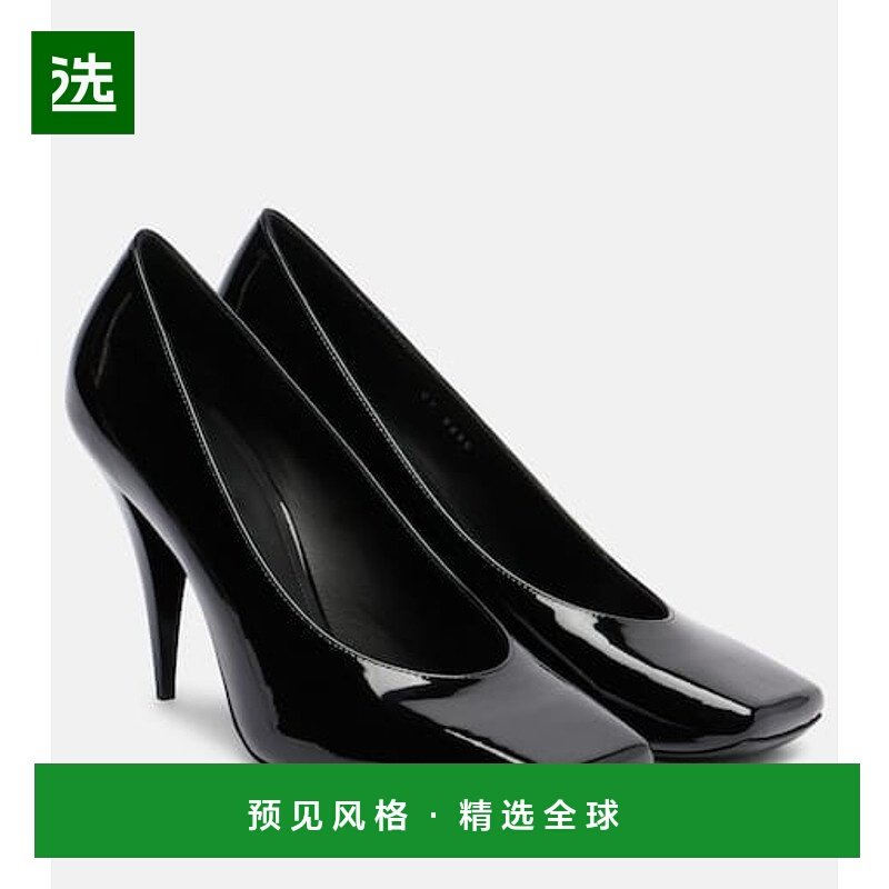 香港直邮Givenchy 纪梵希 女士 Sliced 95 方形漆皮浅口鞋