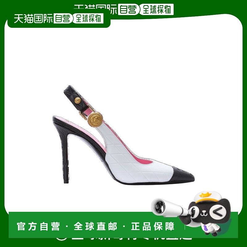 香港直邮Balmain 网格压花高跟鞋 CN0UK008LCEX