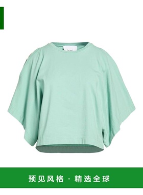1h可退 香港直邮Nude 女士 基础款T恤 green绿色 舒适时尚