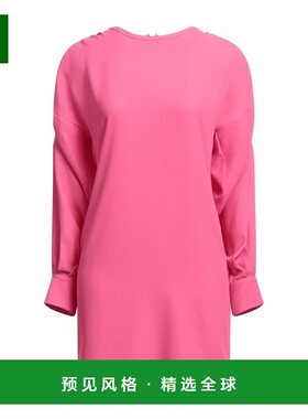 1h可退 【美国直邮】SUOLI女士连衣裙圆领长袖修身时尚优雅自然舒