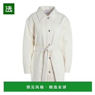 1h可退 香港直邮NINETY PERCENT 女士 牛仔布衬衫 beige米色 舒适